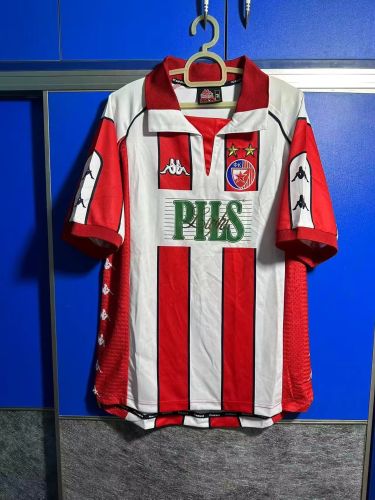 Retro Crvena zvezda Football Shirt 1990-1991 Vintage Red Star Belgrade Home Soccer Jersey
