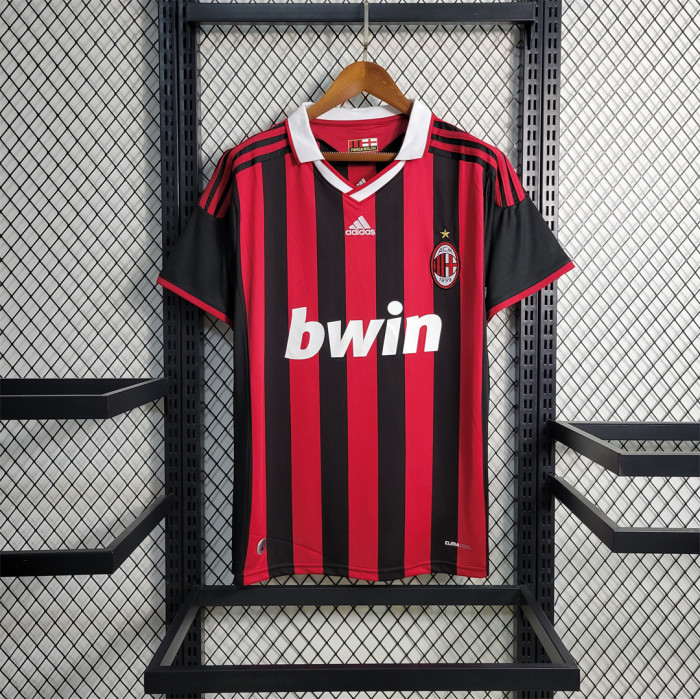 Retro Jersey 2009-2010 Ac Milan BECKHAM 32 Home Soccer Jersey