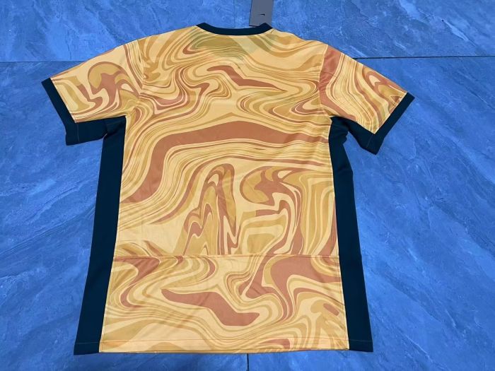 Fan version 2023 Australia Home Soccer Jersey Football Shirt