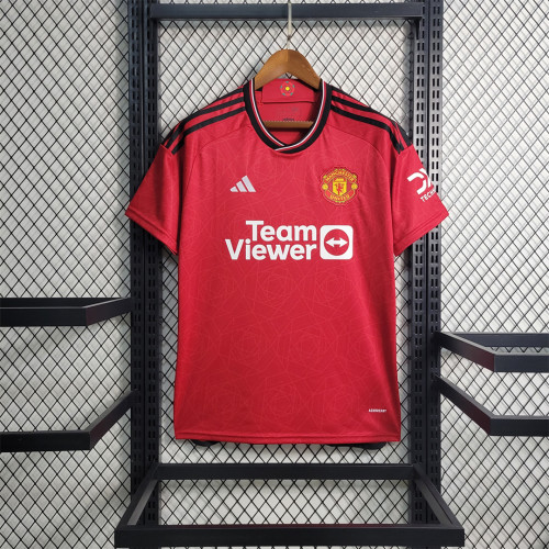 Fans Version 2023-2024 Manchester United Home Soccer Jersey Man U Football Shirt