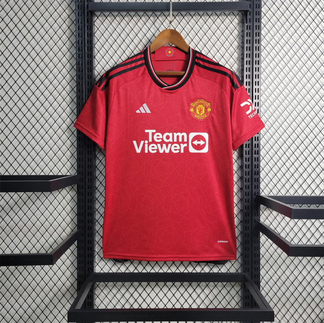 Fans Version 2023-2024 Manchester United Home Soccer Jersey Man U Football Shirt