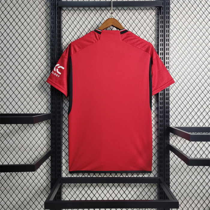Fans Version 2023-2024 Manchester United Home Soccer Jersey Man U Football Shirt