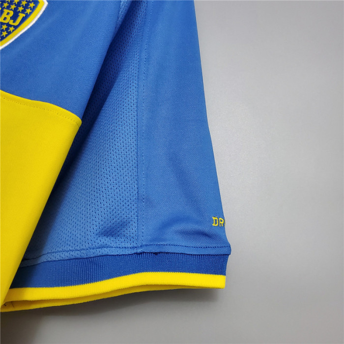 Retro Jersey 1999-2000 Boca Juniors Home Blue Soccer Jersey Boca Vintage Football Shirt