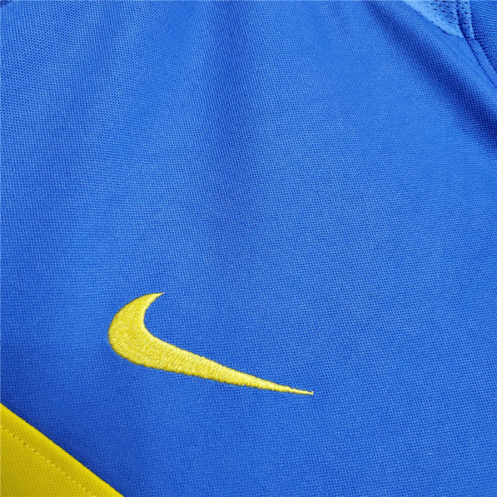 Retro Jersey 1999-2000 Boca Juniors Home Blue Soccer Jersey Boca Vintage Football Shirt