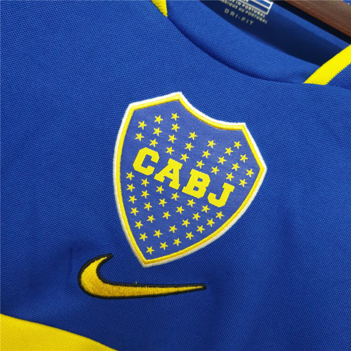 Retro Jersey 2001 Boca Juniors PALERMO 9 Home Soccer Jersey Vintage Football Shirt