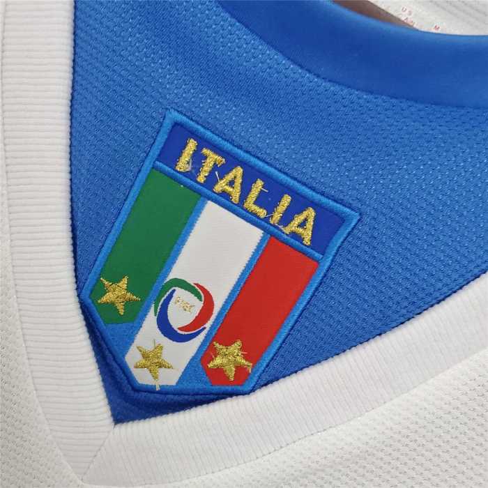 Retro Jersey 2006 Italy Away White Soccer Jersey Vintage Football Shirt