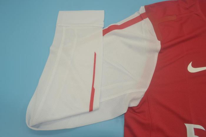 with UCL Patch Retro Jersey 2011-2012 Long Sleeve Arsenal 125TH ANNIVERSARY Home Soccer Jersey