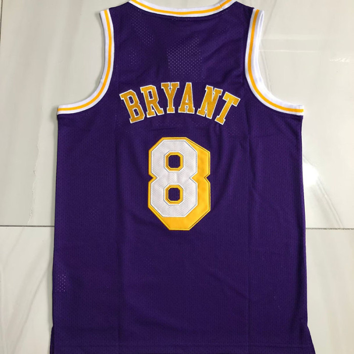 Mitchell&ness FEBRUARY 8.1998 KOBE BRYANT Los Angeles Lakers Basketball Shirt Classic NBA Jersey