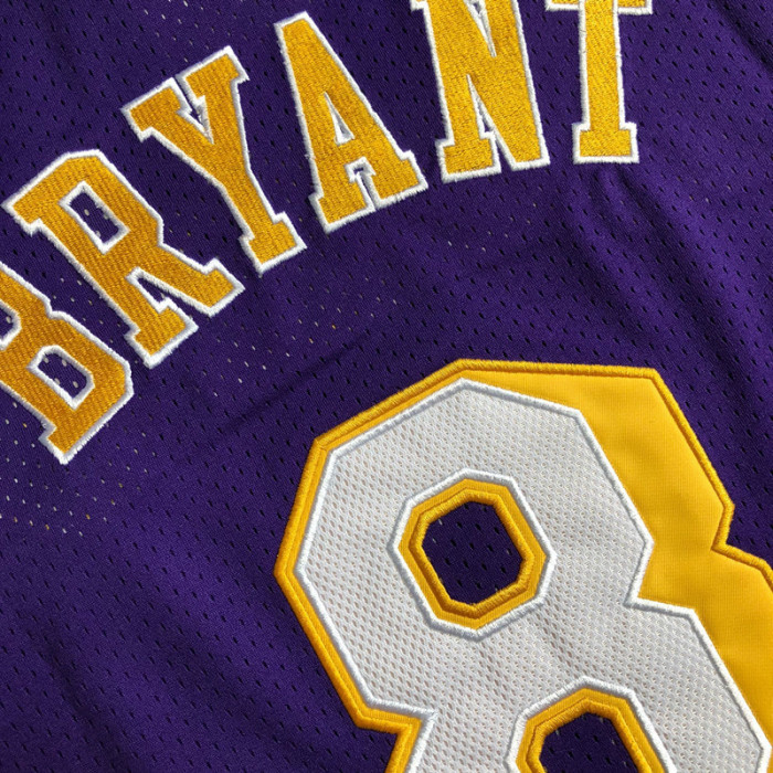 Mitchell&ness FEBRUARY 8.1998 KOBE BRYANT Los Angeles Lakers Basketball Shirt Classic NBA Jersey