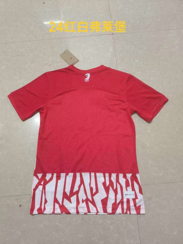 Fan Version 2023-2024 Freiburger FC Home Soccer Jersey Football Shirt