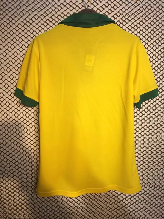 Retro Jersey 1962 Brazil Home Soccer Jersey Vintage Brasil Camisetas de Futbol