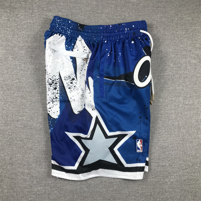 with Pocket Orlando Magic NBA Shorts Blue Swingman Basketball League Shorts