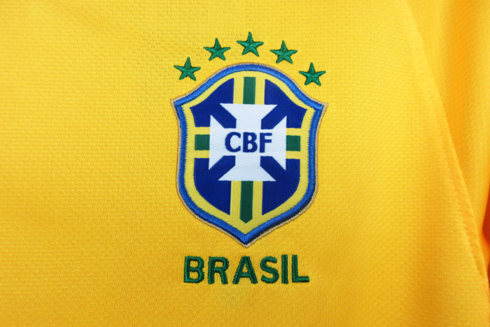 Retro Jersey 2010 Brazil Home Soccer Jersey Vintage Brasil Camisetas de Futbol