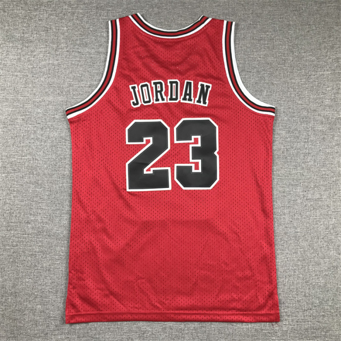 Youth Mitchell&ness 1997-98 Chicago Bulls Red Basketball Shirt 23 JORDAN Classic Kids NBA Jersey