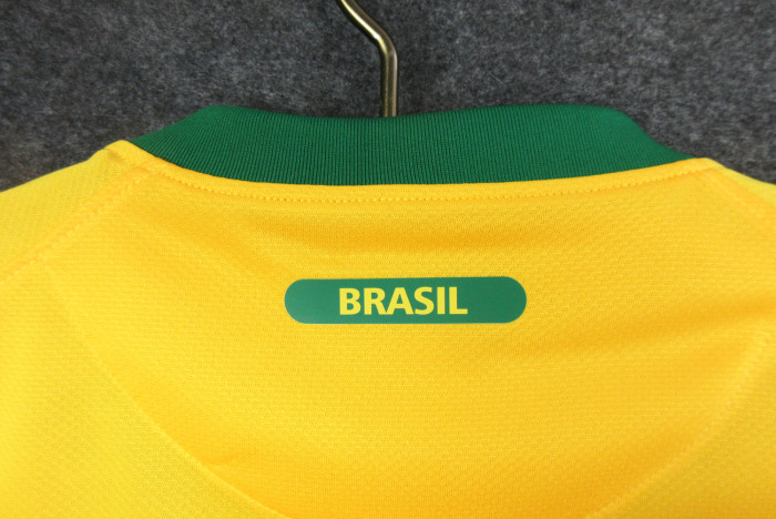 Retro Jersey 2010 Brazil Home Soccer Jersey Vintage Brasil Camisetas de Futbol