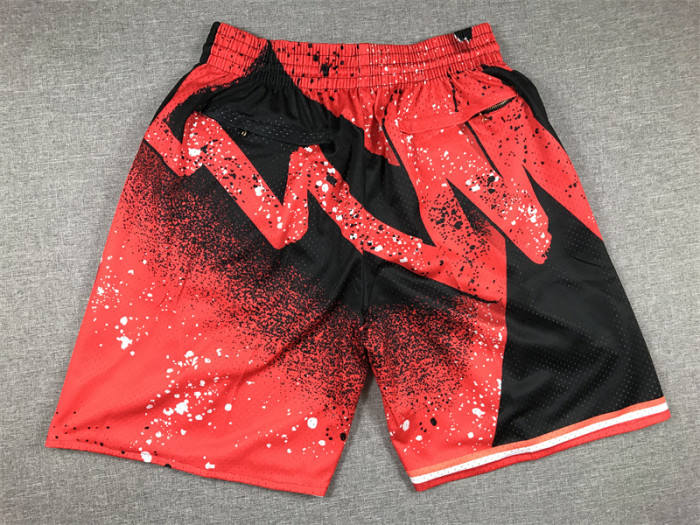 with Pocket Miami Heat NBA Shorts Red Swingman Basketball League Shorts