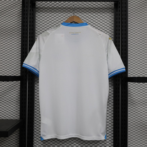Fan Version 2023-2024 Olympique de Marseille Home Soccer Jersey