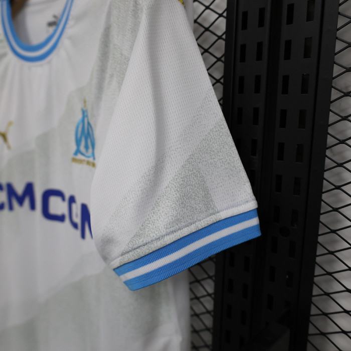 Fan Version 2023-2024 Olympique de Marseille Home Soccer Jersey