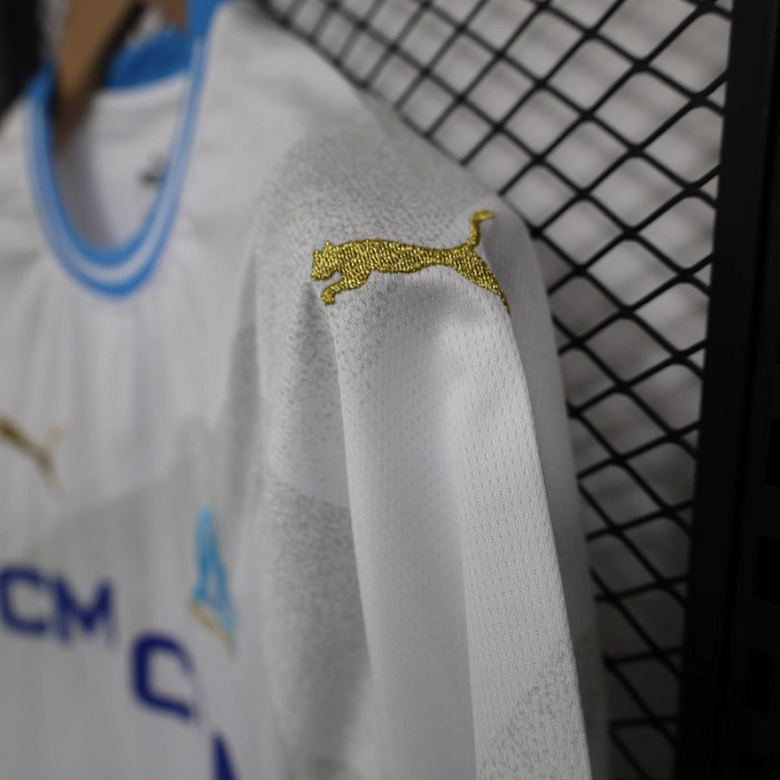 Fan Version 2023-2024 Olympique de Marseille Home Soccer Jersey