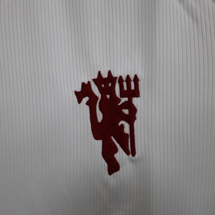 Fan Version 2023-2024 Manchester United 3rd Away White Soccer Jersey