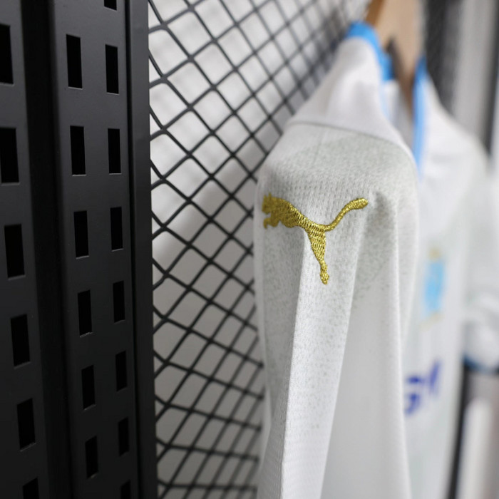 Fan Version 2023-2024 Olympique de Marseille Home Soccer Jersey