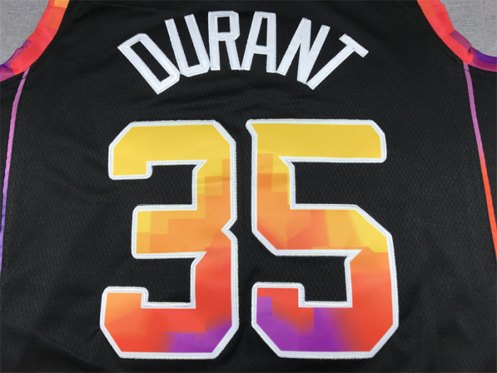Statement Edition Phoenix Suns 35 DURANT Black NBA Jersey Basketball Shirt