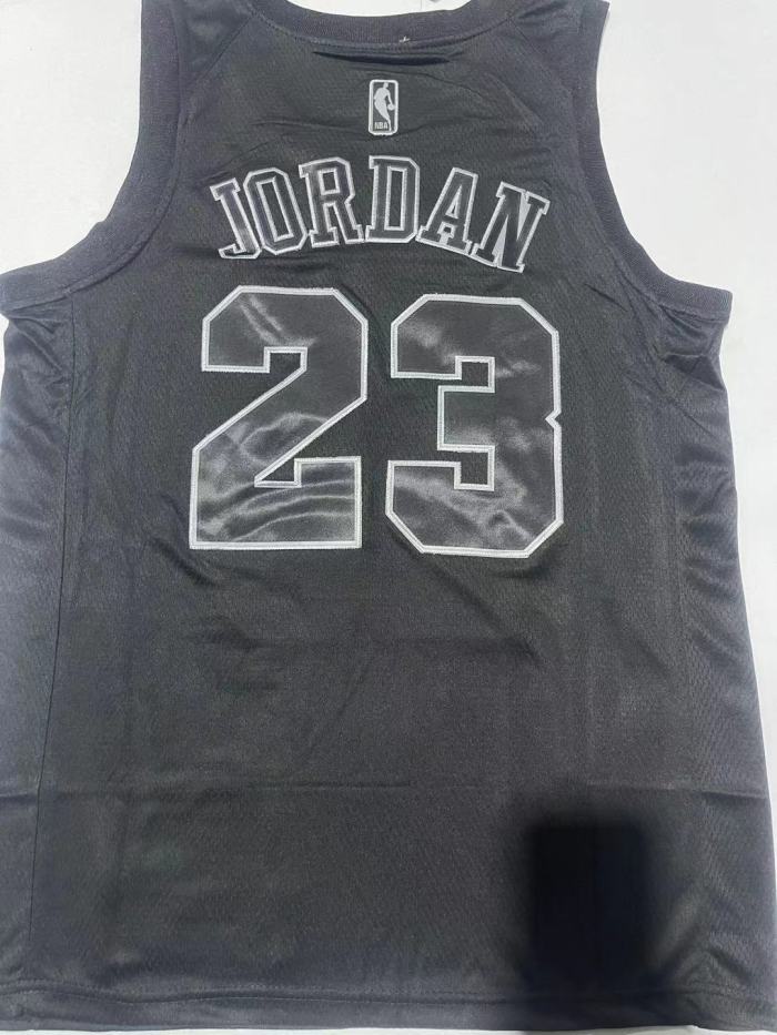 2023 Chicago Bulls 23 JORDAN Black NBA Jersey Basketball Shirt