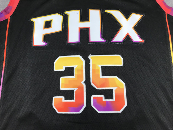 Statement Edition Phoenix Suns 35 DURANT Black NBA Jersey Basketball Shirt