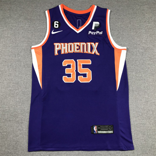 Phoenix Suns 35 DURANT Purple NBA Jersey Basketball Shirt