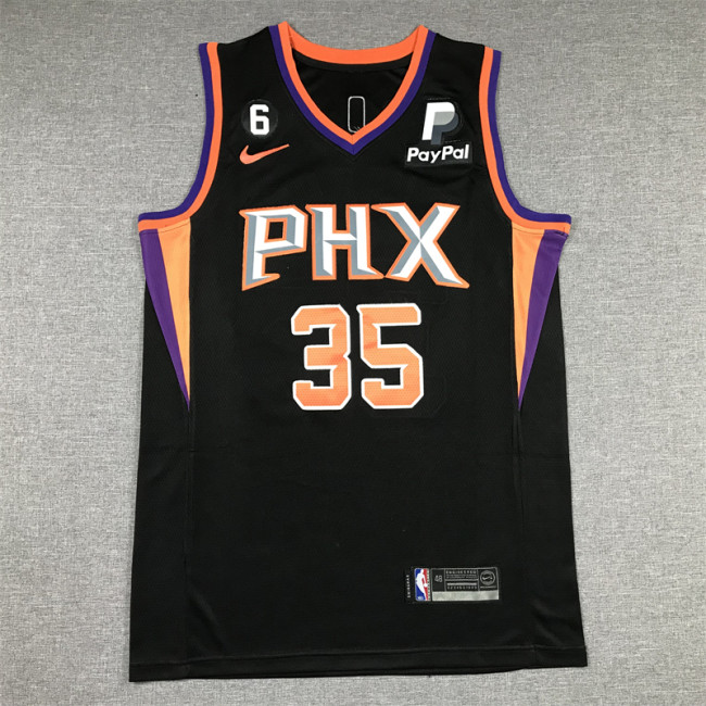 Phoenix Suns 35 DURANT Black NBA Jersey Basketball Shirt