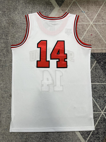 Slam Dunk 14 White NBA Jersey Shohoku Basketball Shirt
