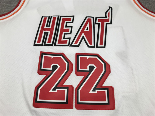 Classic Miami Heat 22 BUTLER White NBA Jersey Basketball Shirt