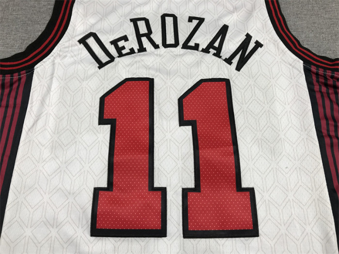 2023 City Edition Chicago Bulls 11 DEROZAN White NBA Jersey Basketball Shirt