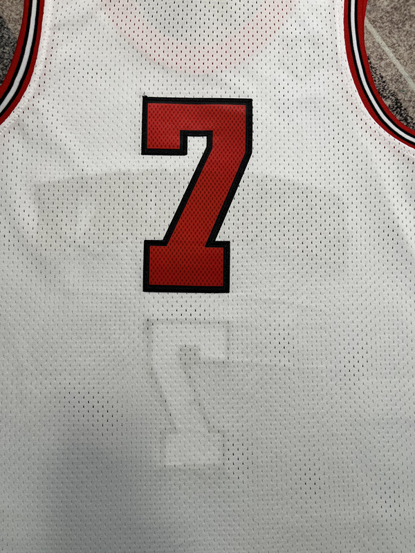 Slam Dunk 7 White NBA Jersey Shohoku Basketball Shirt