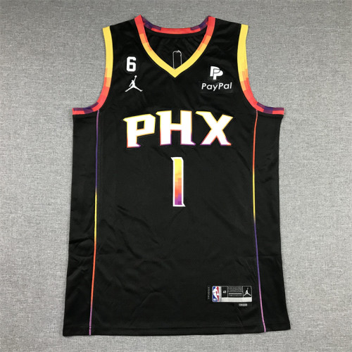 Statement Edition Phoenix Suns 1 BOOKER Black NBA Jersey Basketball Shirt