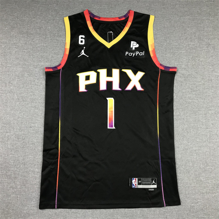 Statement Edition Phoenix Suns 1 BOOKER Black NBA Jersey Basketball Shirt