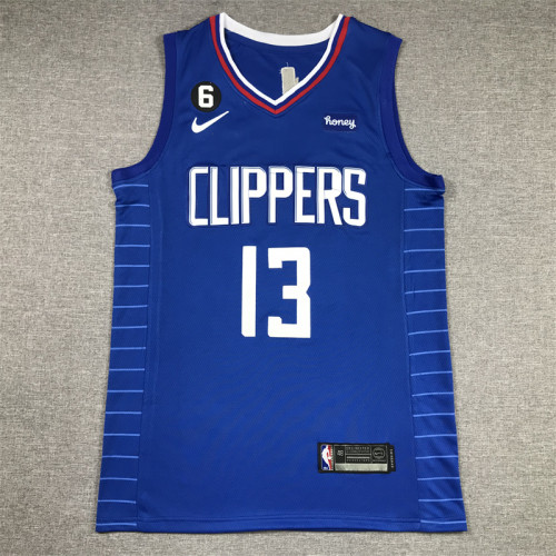Los Angeles Clippers 13 GEORGE Blue NBA Jersey Basketball Shirt