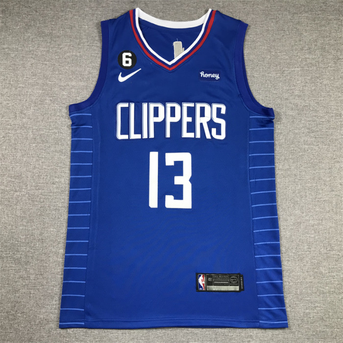 Los Angeles Clippers 13 GEORGE Blue NBA Jersey Basketball Shirt