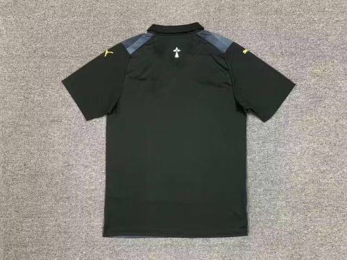 Fan Version 2023-2024 Stade Rennais Third Away Black Soccer Jersey Football Shirt