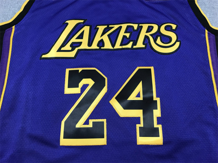 Statement Edition Los Angeles Lakers 24 Kobe Kryant Purple NBA Jersey Basketball Shirt