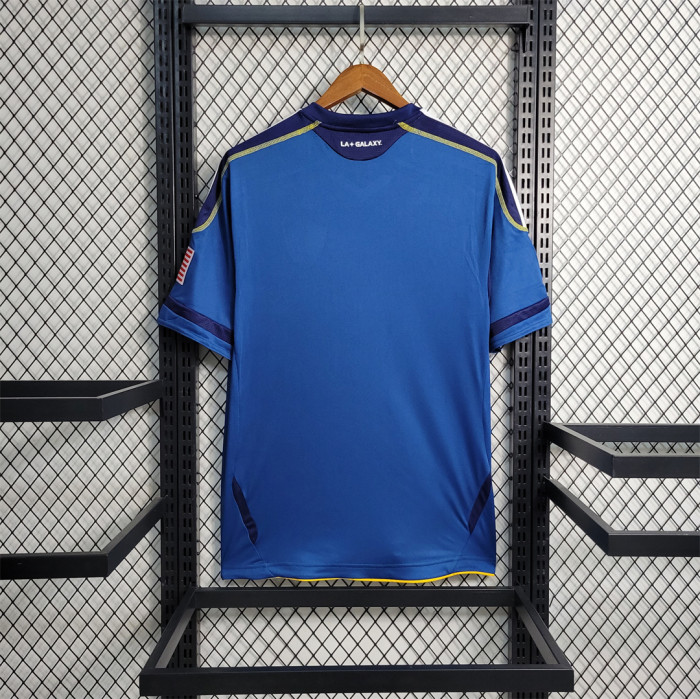 with MLS Patch Retro Football Shirt 2011-2012 Los Angeles Galaxy Home Soccer Jersey