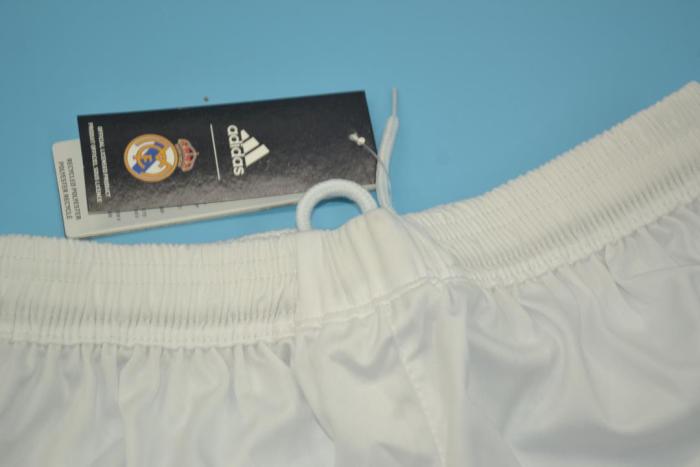 Retro Shorts 2011-2012 Real Madrid Home Soccer Shorts White Vintage Football Shorts