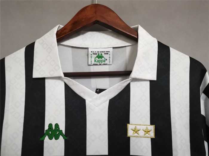 Retro Jersey 1992-1994 Juventus Home Soccer Jersey Vintage Football Shirt