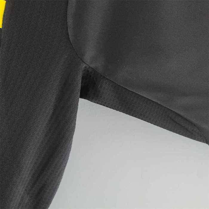with LFP Patch Retro Jersey 2011-2012 Real Madrid FLORES 1 Black Goalkeeper Soccer Jersey