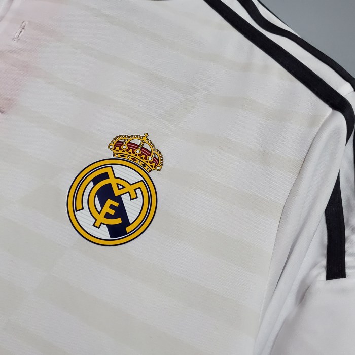 Retro Jersey 2014-2015 Real Madrid Home Soccer Jersey Vintage Real Football Shirt