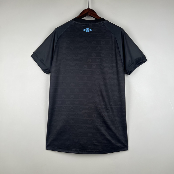 Fan Version 2023-2024 Gremio Third Away Black Soccer Jersey