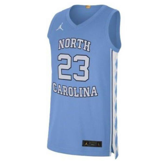 North Carolina Tar Heels 23 JORDAN Blue NBA Jersey Basketball Shirt