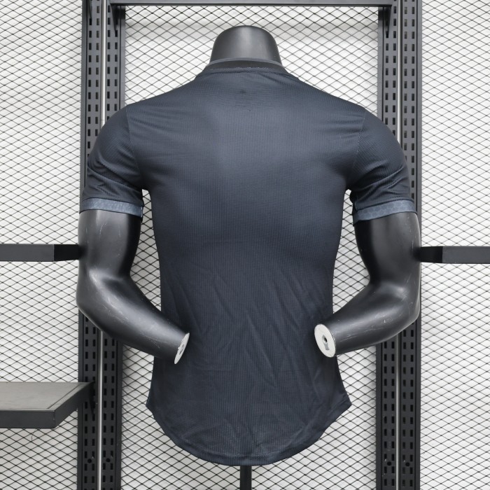 Player Version 2023 Algeria Soccer Jersey Black Football Shirt