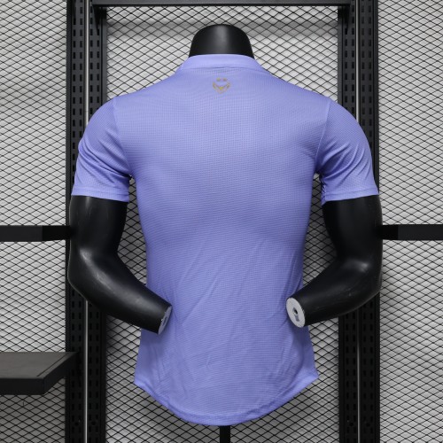 Player Version 2023 Algeria Purple Flower Soccer Jersey
