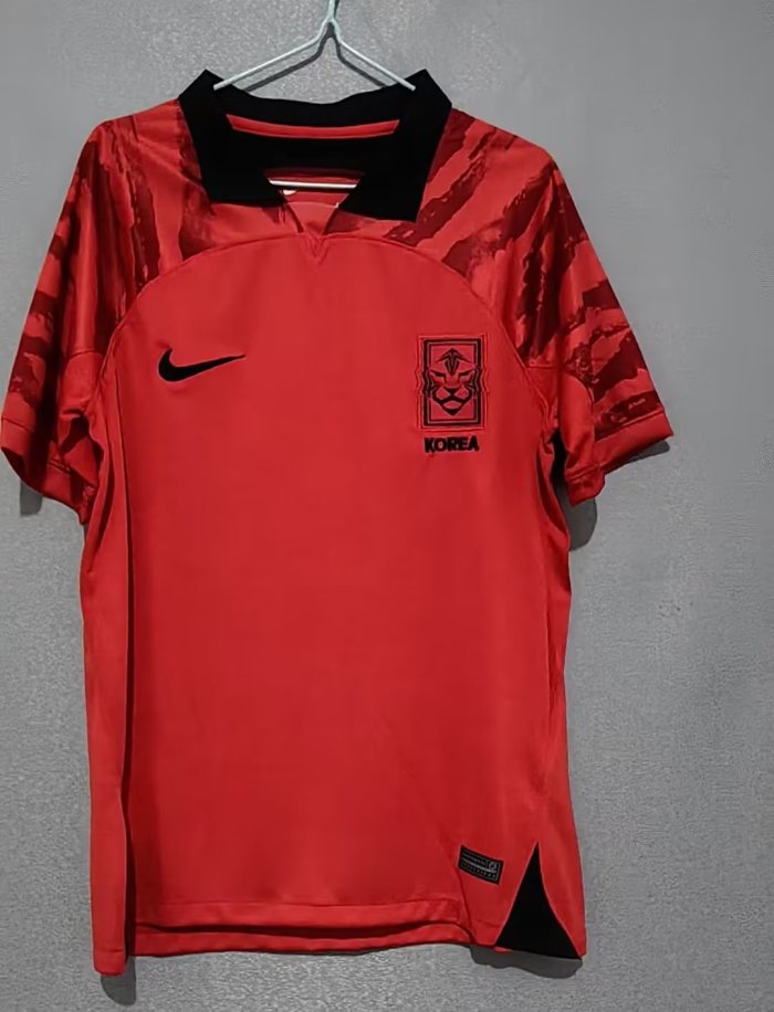 Fan Version 2022 South Korea Home Soccer Jersey